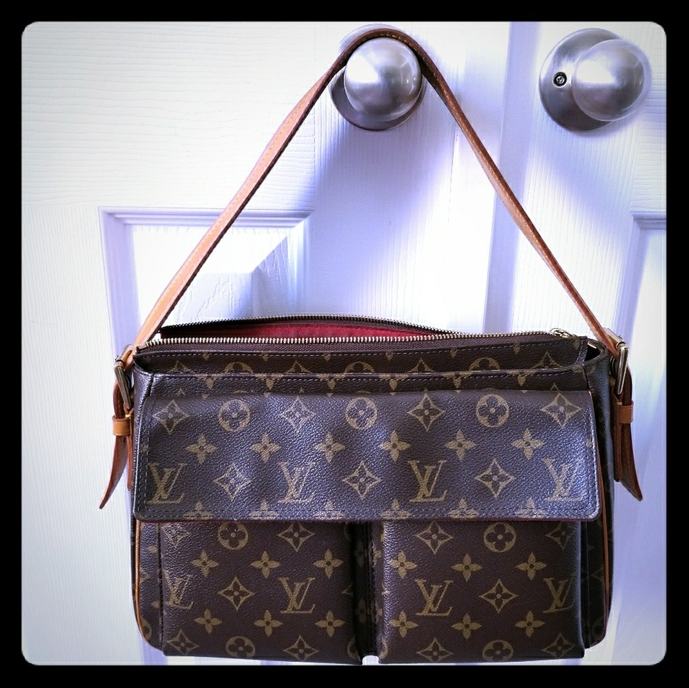 AUTHENTIC Louis Vuitton Viva Cite GM monogram bag